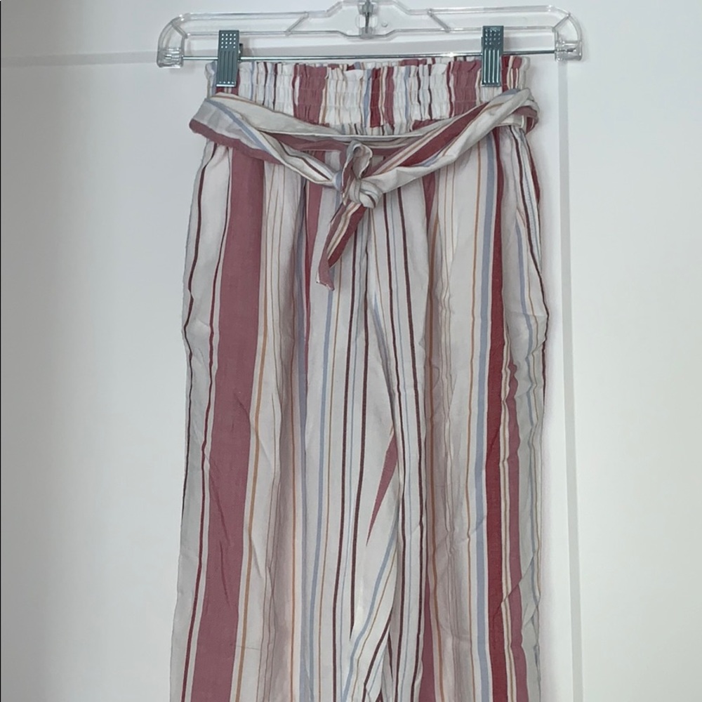 Striped flowy pants from american eagle
